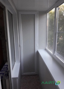 Остекление, балконный блок, внутренняя отделка панелями, шкаф